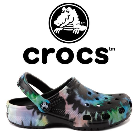CROCS Shoes - 📚Crocs Classic Clog Dark Tie Dye